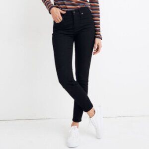 Madewell 9" High-Rise Skinny Jean Black 26
